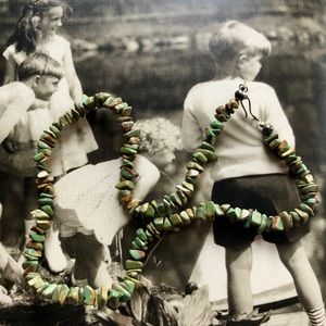 Vintage unikite stone necklace 😘❤️